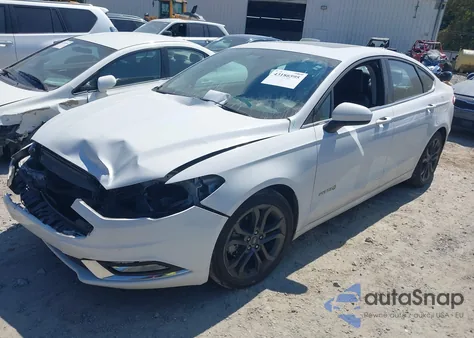2018 Ford Fusion Hybrid Se из США, поврежденный, VIN 3FA6P0LU1JR137976